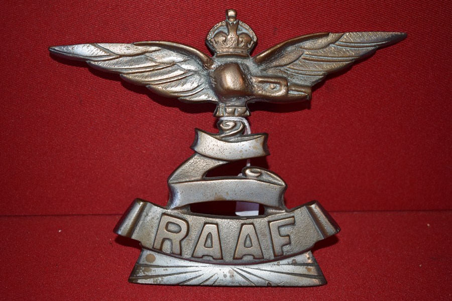 WW2 AUSTRALIAN RAAF BUMPER BADGE-SOLD